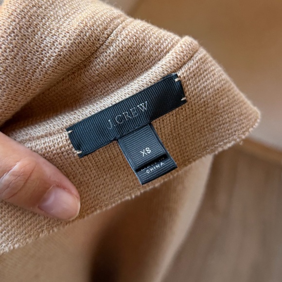 J. Crew Camel Open Front Cardigan XS - Picture 4 of 5